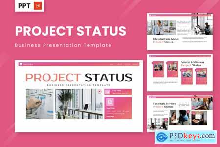 Project Status - Business Powerpoint Templates