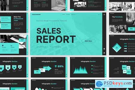 Sales Report - Business Design Powerpoint Template