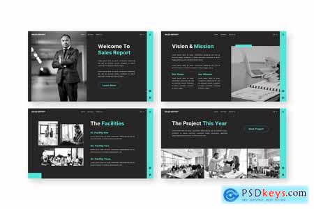 Sales Report - Business Design Powerpoint Template