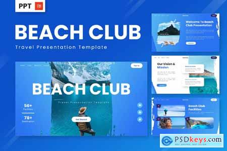 Beach Club - Travel Powerpoint Templates