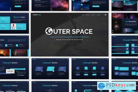 Outer Space - Space Powerpoint Templates