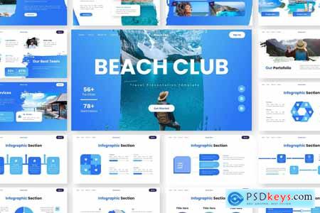 Beach Club - Travel Powerpoint Templates