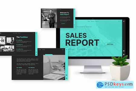 Sales Report - Business Design Powerpoint Template