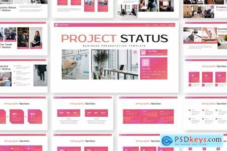 Project Status - Business Powerpoint Templates