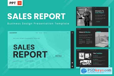 Sales Report - Business Design Powerpoint Template