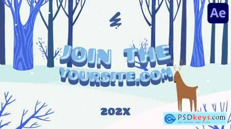 Winter Forest Logo After Effects 55088059