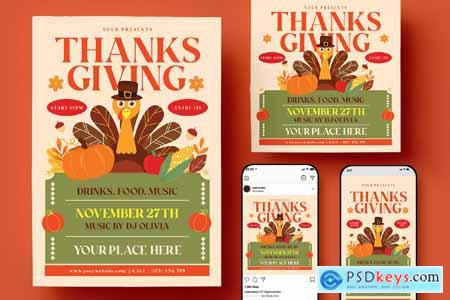 Thanksgiving Flyer T2VCSRQ