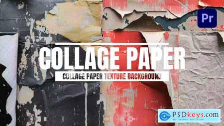 Collage Paper Texture Paper Background For Premiere Pro 55080122