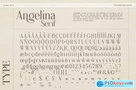 Angelina Ligature Serif