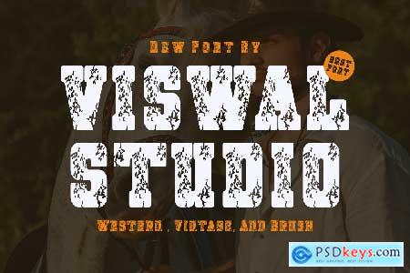 Brand Valdy - Western & Grunge Font