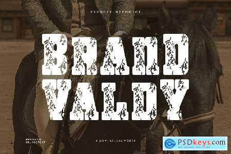 Brand Valdy - Western & Grunge Font