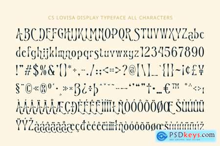 Lovisa  Fantasy Font