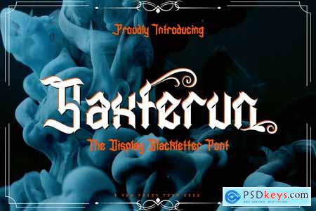 Saxterun - Display Blackletter Font