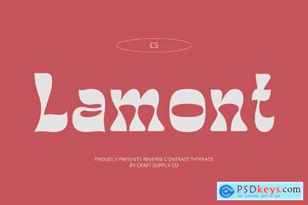 Lamont  Reverse Contrast Font