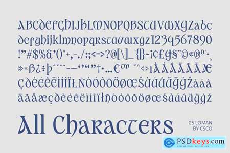 Loman  Uncial Font