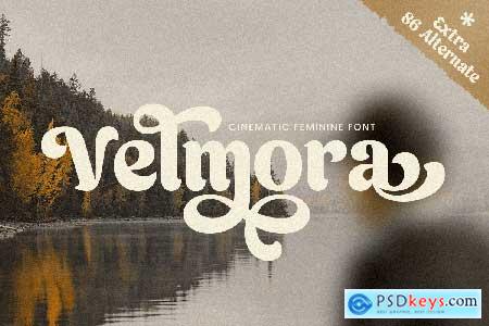 Velmora - Cinematic Feminine Font