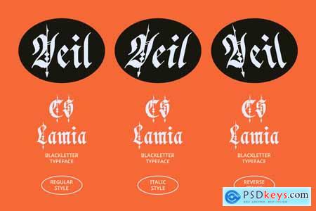 Lamia  Blackletter Font