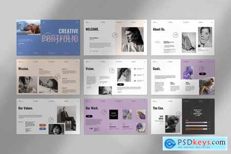 Creative Portfolio PowerPoint Template