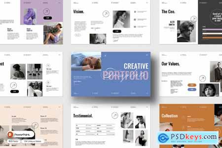 Creative Portfolio PowerPoint Template