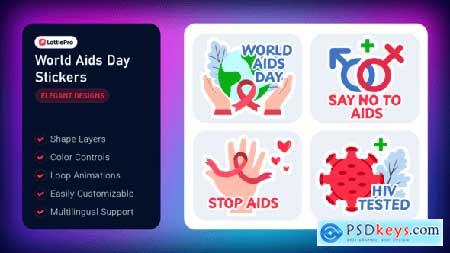 World Aids Day Stickers 55209774