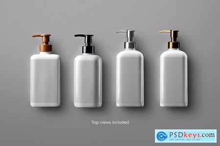 Soap Dispenser Mockup Set