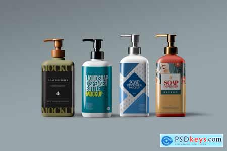 Soap Dispenser Mockup Set