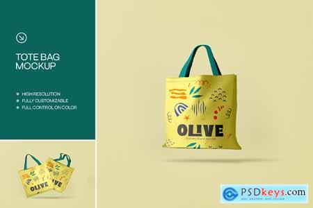 Tote Bag Branding Mockup Set