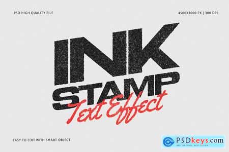 #1 Ink Stamp Effect Mockup