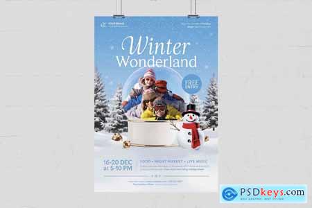 Winter Wonderland Poster Template