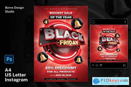 Black Friday Flyer Template