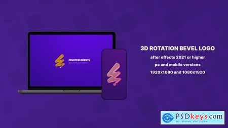 After Effects 3D Rotation Bevel Logo for PC and Mobile 55199531