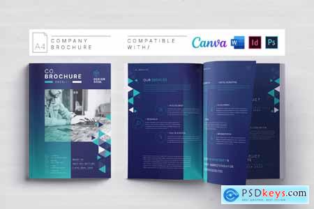 Company Brochure Template Canva Docx ID PSD