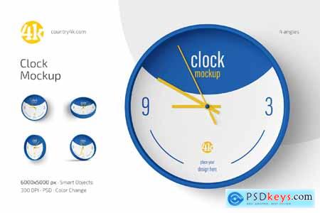 Clock Mockup Set