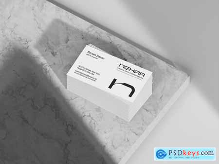 Minimal Business Card Branding Mockup 9K87QYK