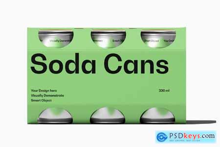 Soda Packaging Mockup