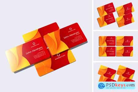 Business card mockup 6VXU45E