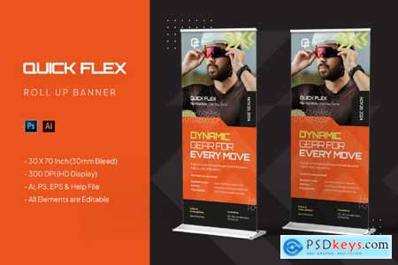 Quick Flex - Roll Up Banner