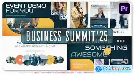 Business Summit Announcement 55166898