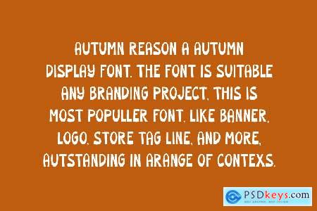 Autumn Reason - Summer & Tropical Font