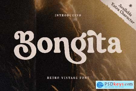 Bongita - Retro Vintage Font