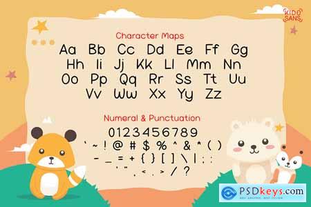 Kids Font - Kidosans