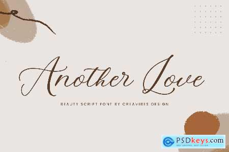 Another Love - Beautiful Script Font