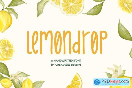 Lemondrop - Handwritten Font