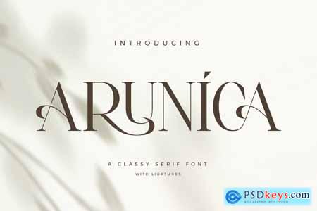 Arunica Classy Serif Font