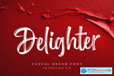 Delighter - Brush Script Font