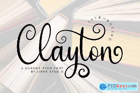 Clayton Script Font