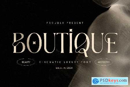 Boutique - Cinematic Luxury Font