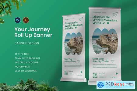 Start Your Journey Roll Up Banner