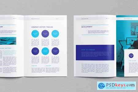 Annual Report Template Canva Docx ID PSD