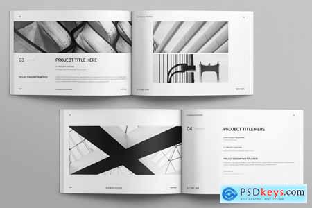 Quaint Architect Brochure Template Landscape